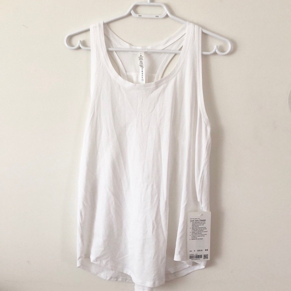 Lululemon White Love Tank Pleated - Picture 3 of 8